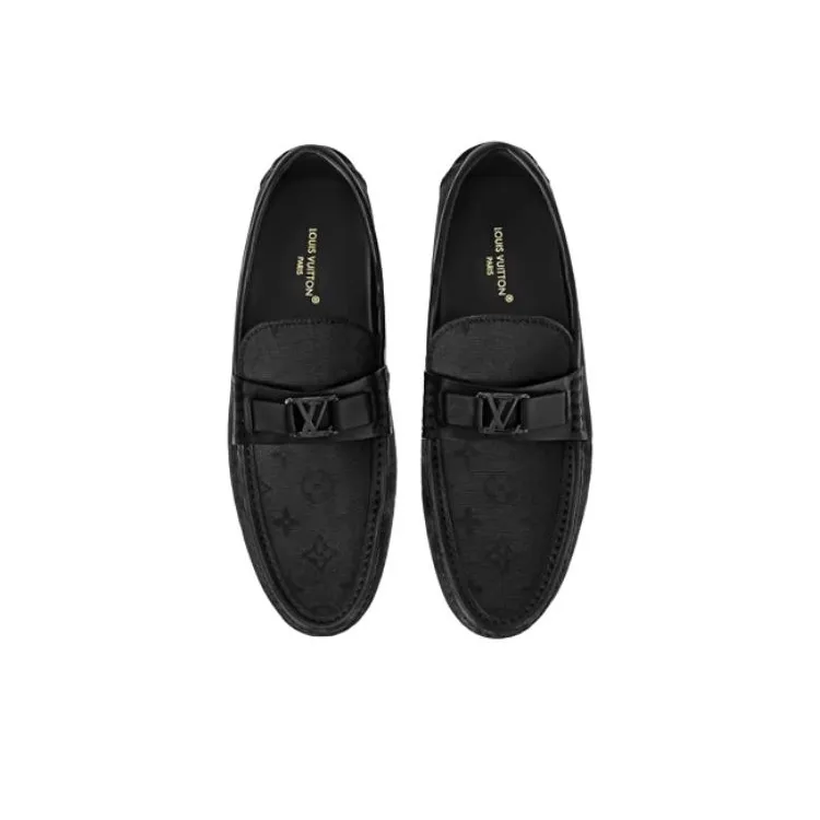 LOUIS VUITTON Hockenheim Beanie Shoes Men's Black-3