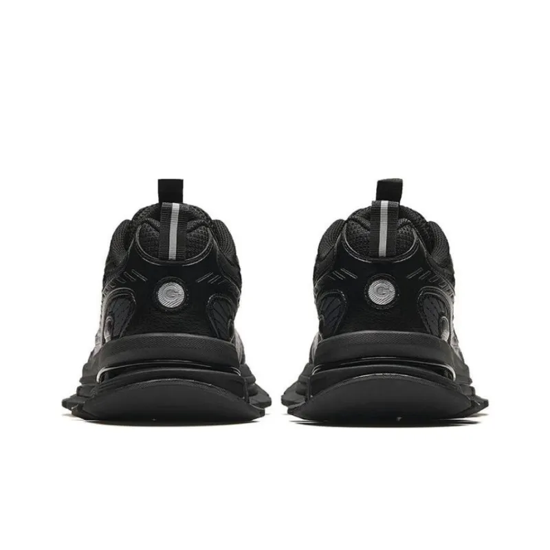 Anta Abrasion-Resistant Low-Top Running Shoes Men's Black-3