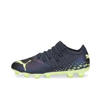 PUMA Future Z 2.4 HG/AG Anti-Slip Wear-Resistant Soccer Shoes Men's Black Yellow
