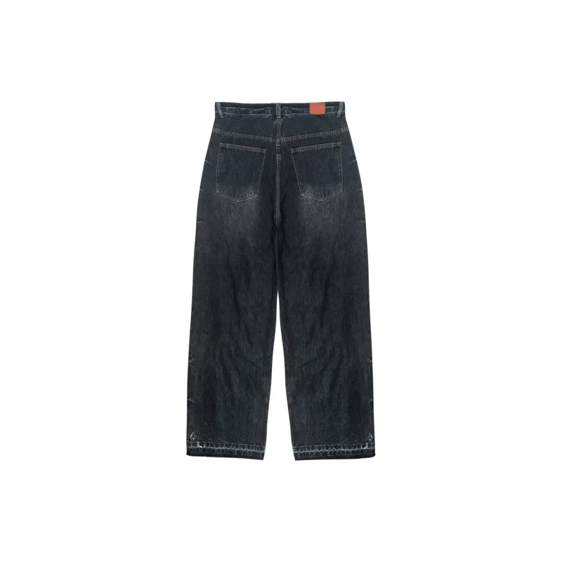RHIME USA Jeans Unisex Navy Blue-1
