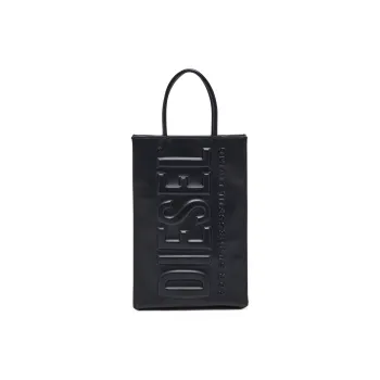 DIESEL Polyurethane Tote Bag Shopping Bag Handbag Regular Women's Black
