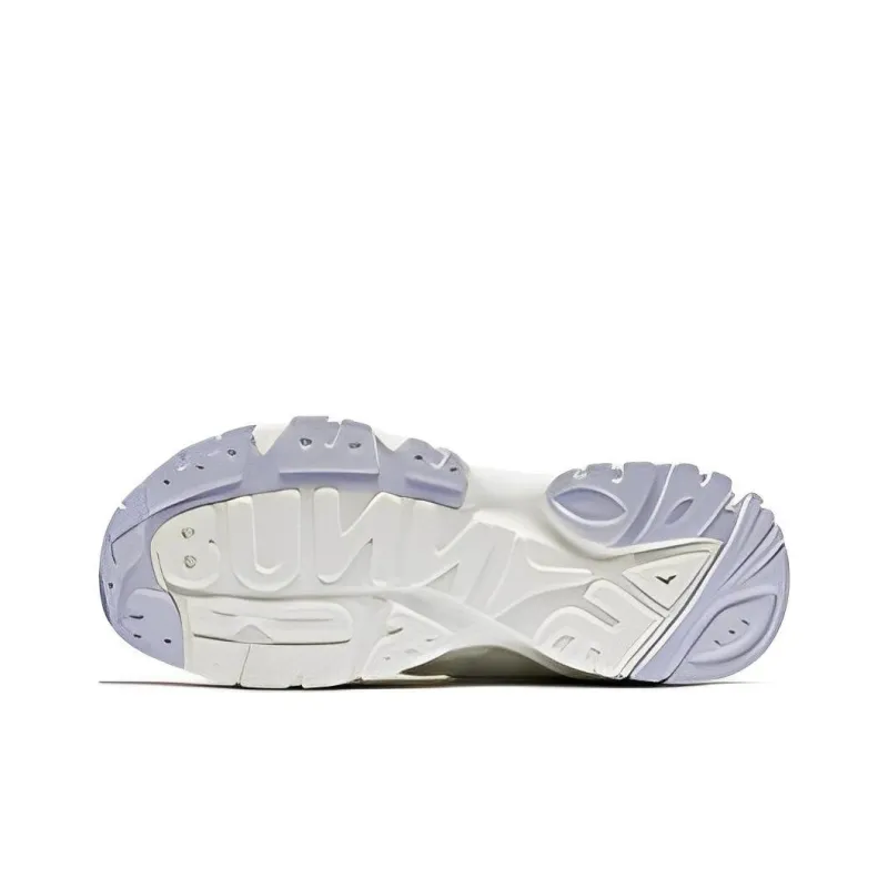 QIAODAN Chunky Sneakers Women's Low Top White/Purple-4
