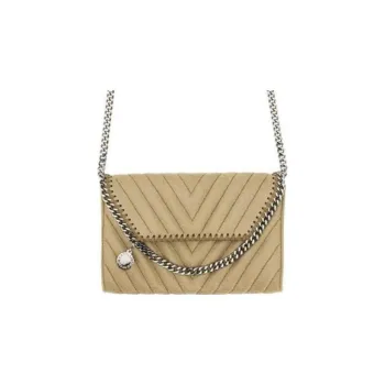 Stella McCartney Falabella Artificial Leather Crossbody Bag, Shoulder Bag Women's Beige