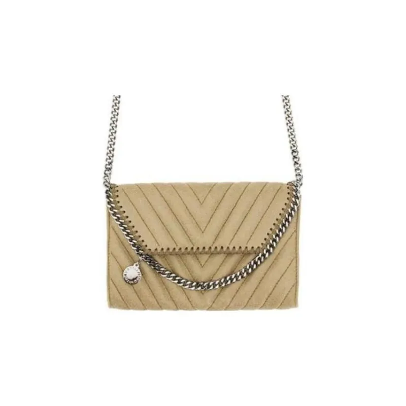 Stella McCartney Falabella Artificial Leather Crossbody Bag, Shoulder Bag Women's Beige-0