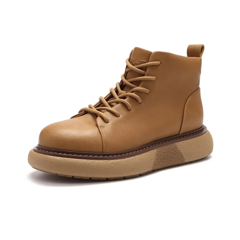 TRUMPPIPE High-Top Casual Shoes Men's Black-6