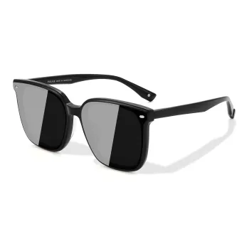 PULAIS Plate Frame Square Sunglasses Unisex