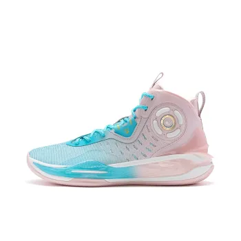 XTEP Noble Wind 2nd Generation High Top Basketball Shoes Men's Blue Pink