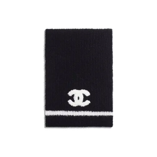 CHANEL Knit Scarves Unisex