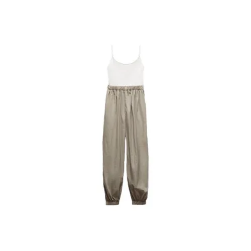 ZARA Jumpsuits Women's White/Gray