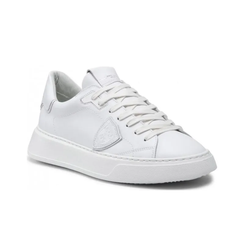 PHILIPPE MODEL Low Top Casual Shoes Men's White-1
