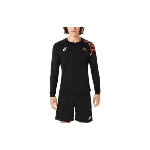 Asics Dry Printed Sweatshirts Men Black