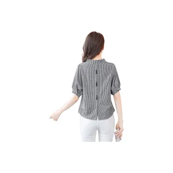 Cypress House Shirt Women's Black White Plaid