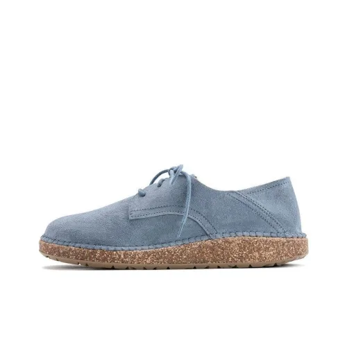 Birkenstock Low-Top Casual Shoes Unisex Blue Narrow Fit