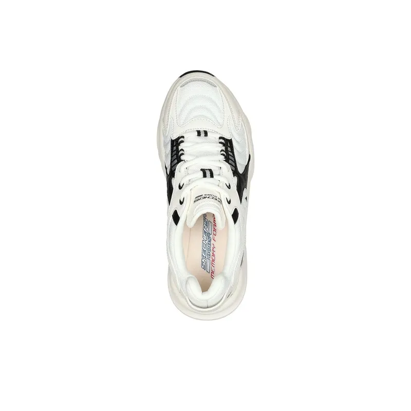 Skechers BOBS BAMINA 2 Chunky Sneakers Women's Low Top Beige White Black-2
