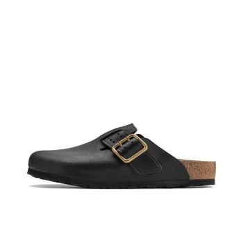 Birkenstock Boston Bold Leather Narrow Fit 'Black'