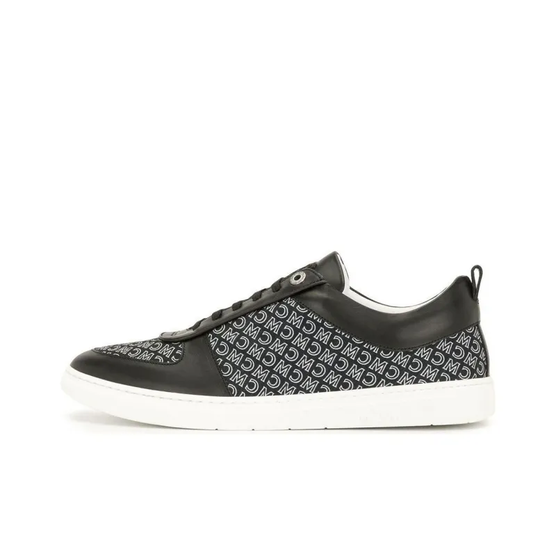 MCM Low Top Skateboard Shoes Men's Black-0