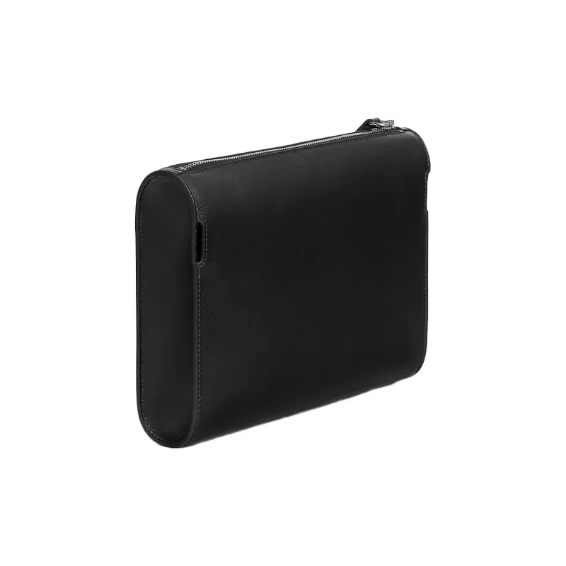HERMES Nouvelle Pochette Urbaine Evergrain Calfskin Shoulder Bag Crossbody Bag Women's 89 Noir Black-2