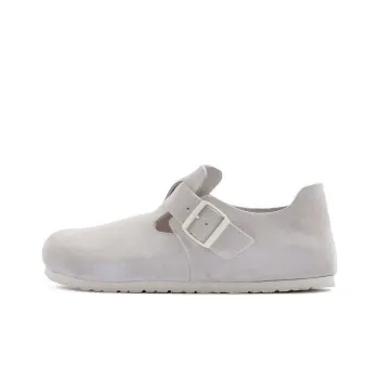 Birkenstock London Suede Leather 'Antique White'