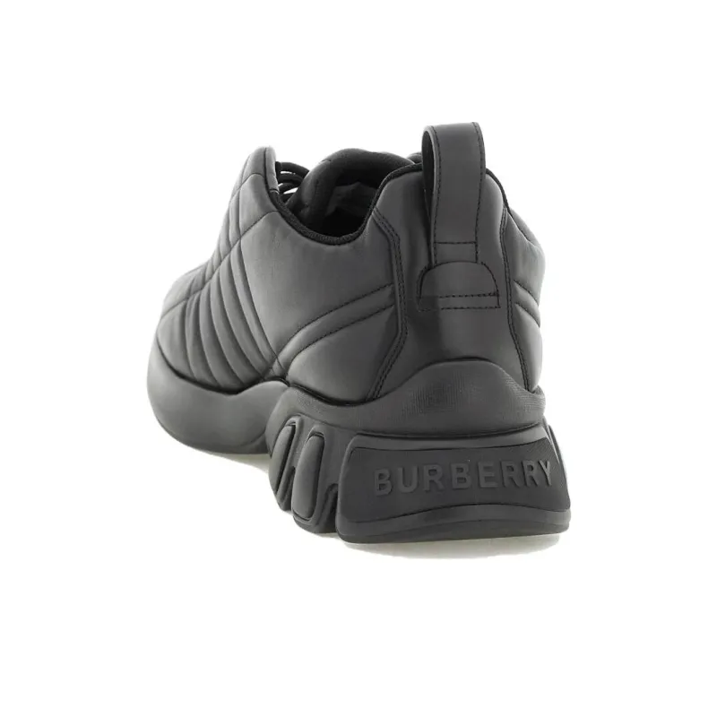 Burberry Quilted Leather Sneaker Black-3