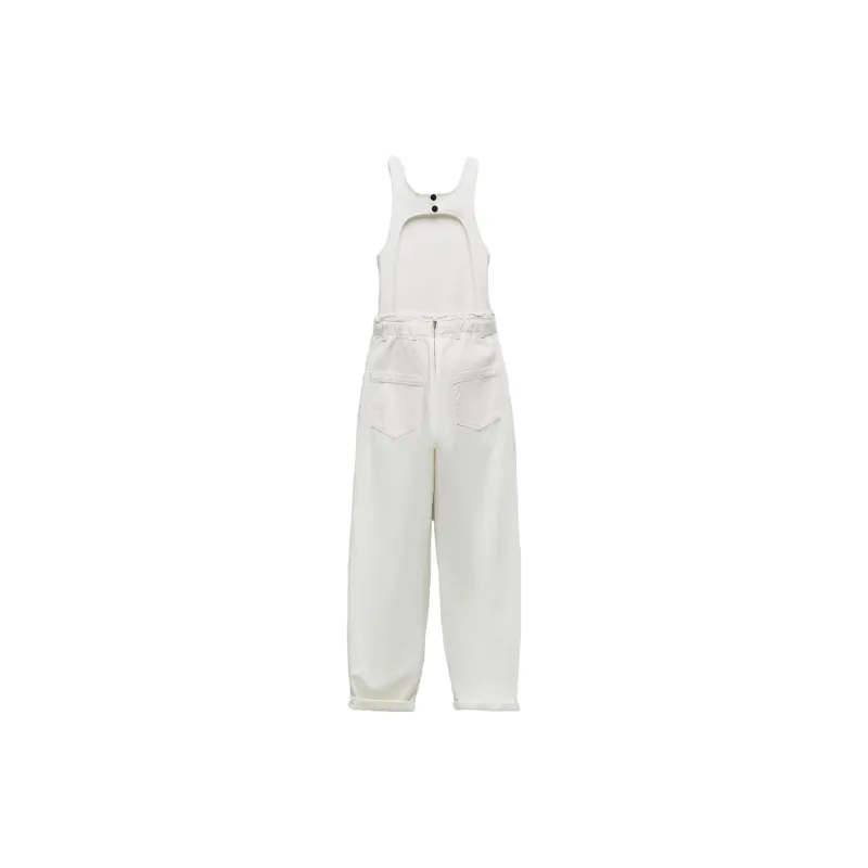 ZARA Jumpsuits Women's White-1