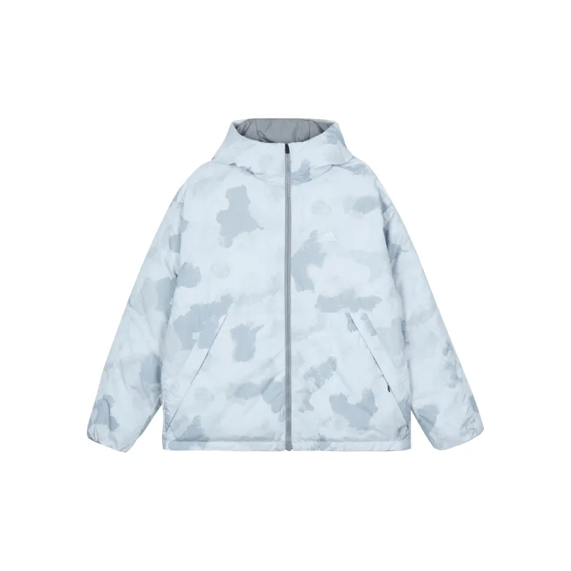 Adidas Down Jacket Men's Light Gray-2