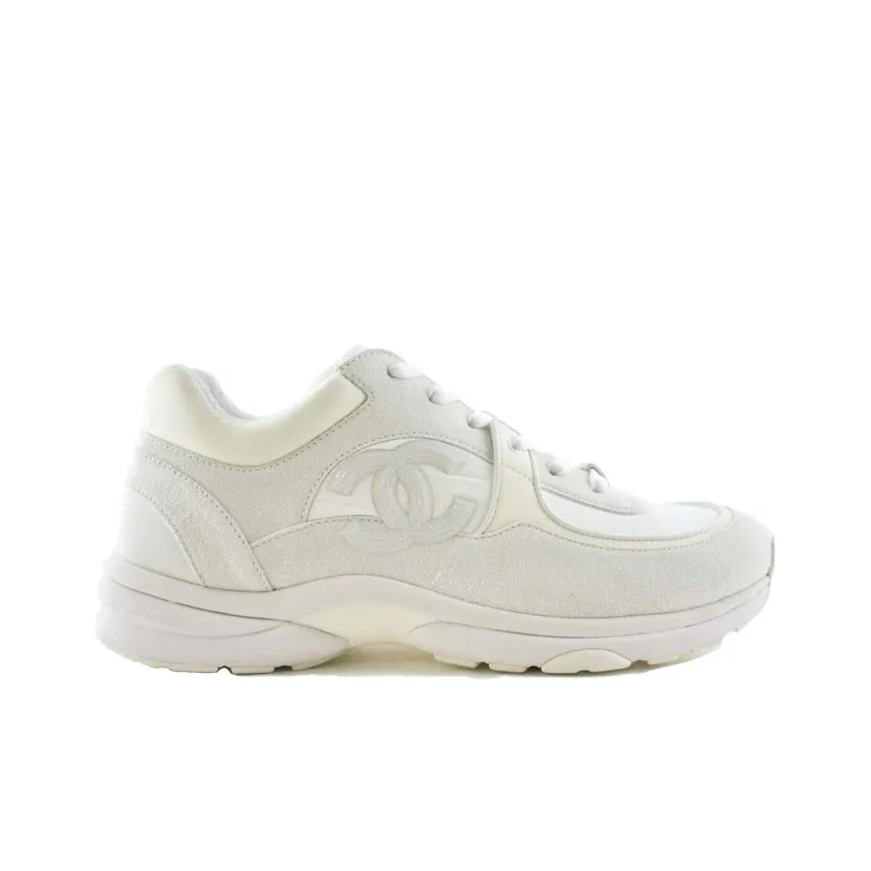 CHANEL Cc Logo Sneaker 'White' Women's-1