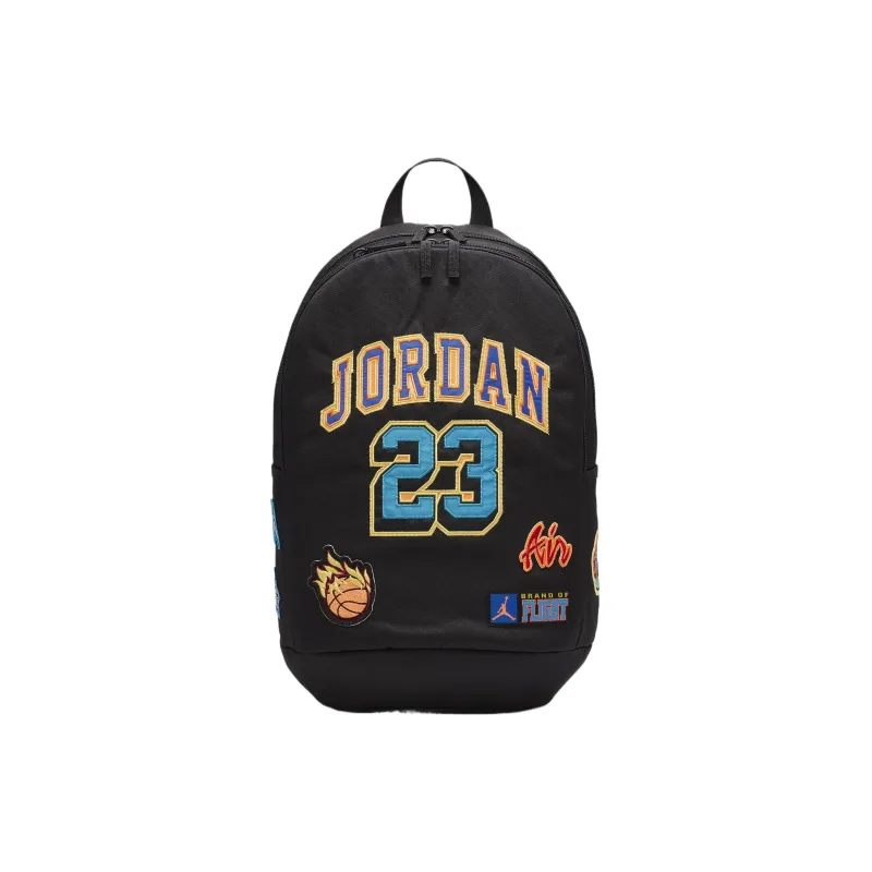 Jordan Polyester Backpack Regular Men's Black-0