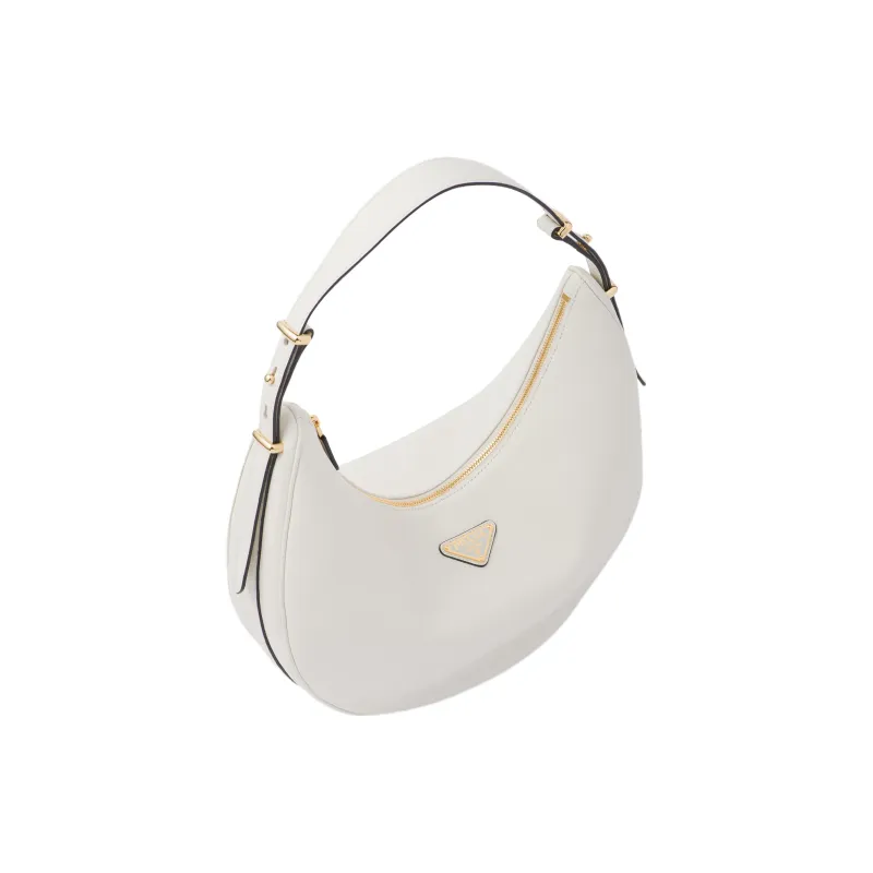 PRADA Leather Portable One Shoulder Bag Regular Women's White-1
