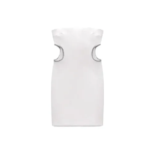 ZARA Sleeveless Dresses Women's White