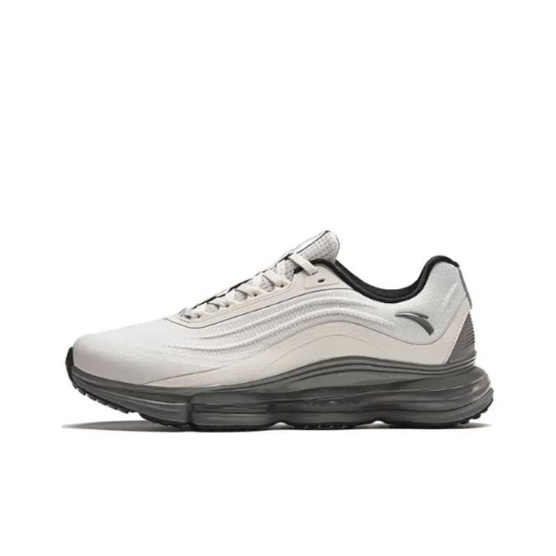 Anta Running Collection Durable Breathable Low Top Running Shoes Men's Gray-0