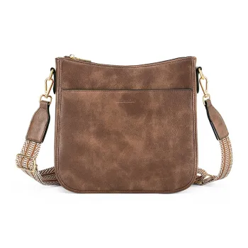 MashaLanti Polyurethane PU Bonded PU Shoulder Bag Crossbody Bag Regular Men's Coffee/Black/Brown