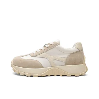 TOOMANYSHOES Depart Immediately Lightweight Low Top Casual Shoes 3.5cm Women's Beige Apricot