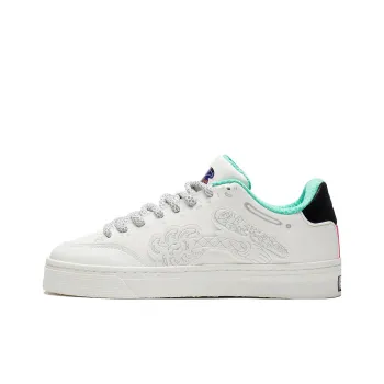 Steven Harrington X LiNing Skateboard Shoes Men Low Top Snow White