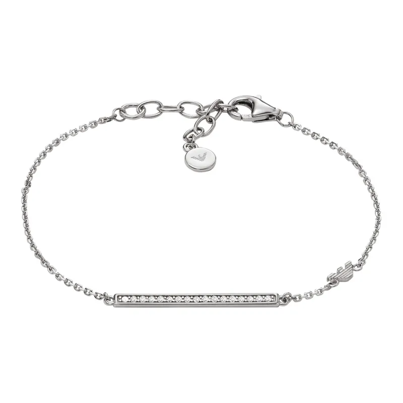 EMPORIO ARMANI Sterling Silver Id Bracelet-0