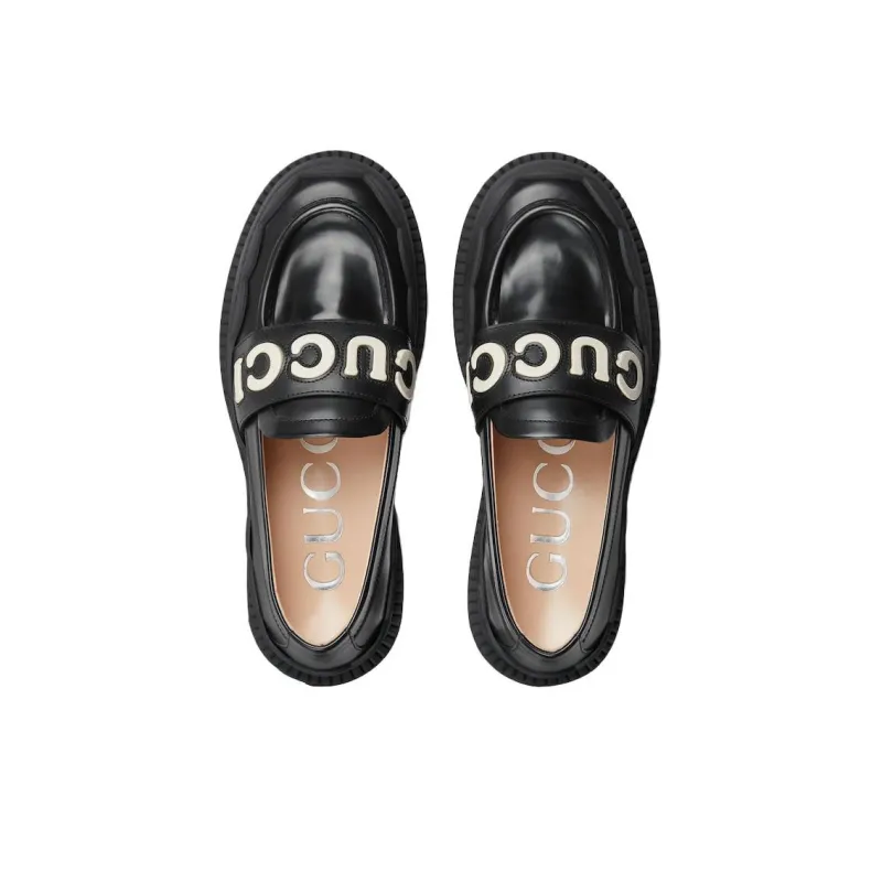 GUCCI Women's Loafer 'Black' Women's-2