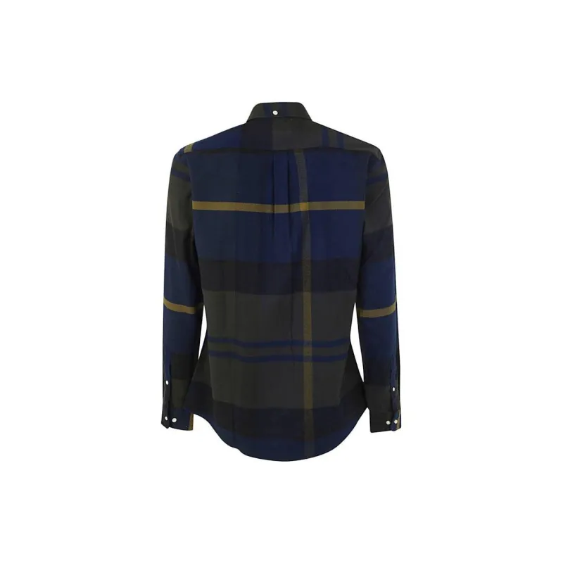 BARBOUR Shirts Men Night Olive-1