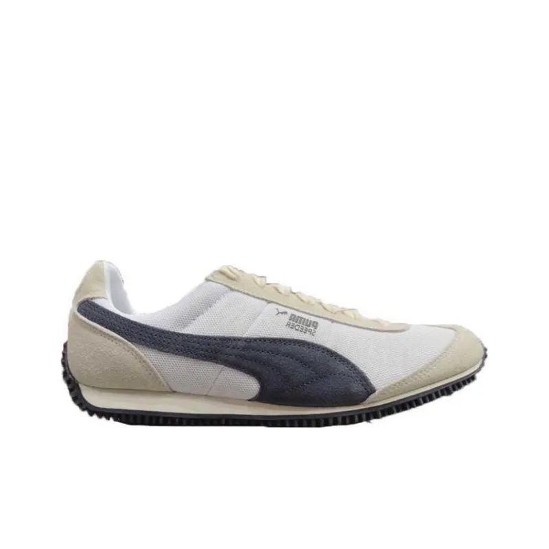 PUMA Cushioning Slip Resistant Breathable Abrasion Resistant Low Top Casual Running Shoes Unisex Yellow White Black-1