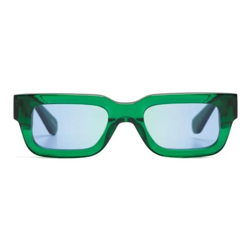 Maison Kitsune Acetate Rectangular Sunglasses Men's Green-1