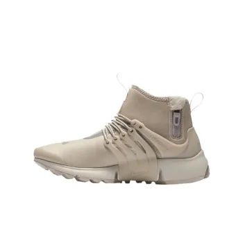 Nike Air Presto Shock Absorbers With Slip Resistant Features Mid Top Casual Shoes Women's Beige