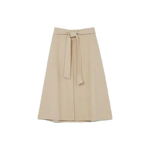 CLUB MONACO Casual Long Skirts Women's Khaki C2WLR