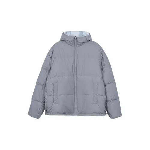 Adidas Down Jackets Men Light Gray