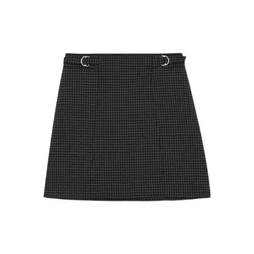 CLUB MONACO Casual Short Skirts Women's Black/White Mesh C316S