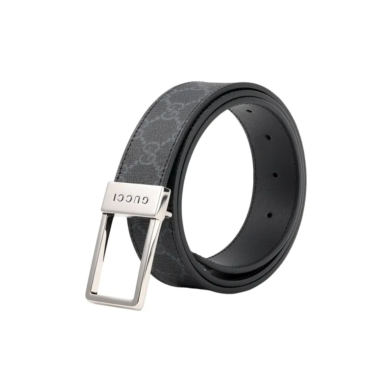 GUCCI Gg Belt With Rectangular Buckle Gg Supreme-1