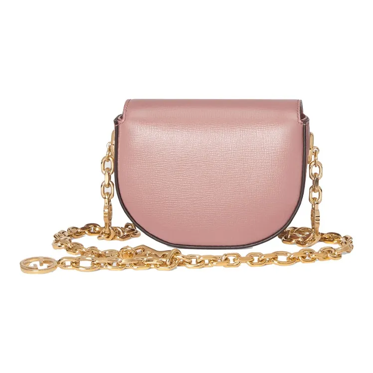 GUCCI Horsebit 1955 Leather Fanny Pack Regular Women's Pink-4