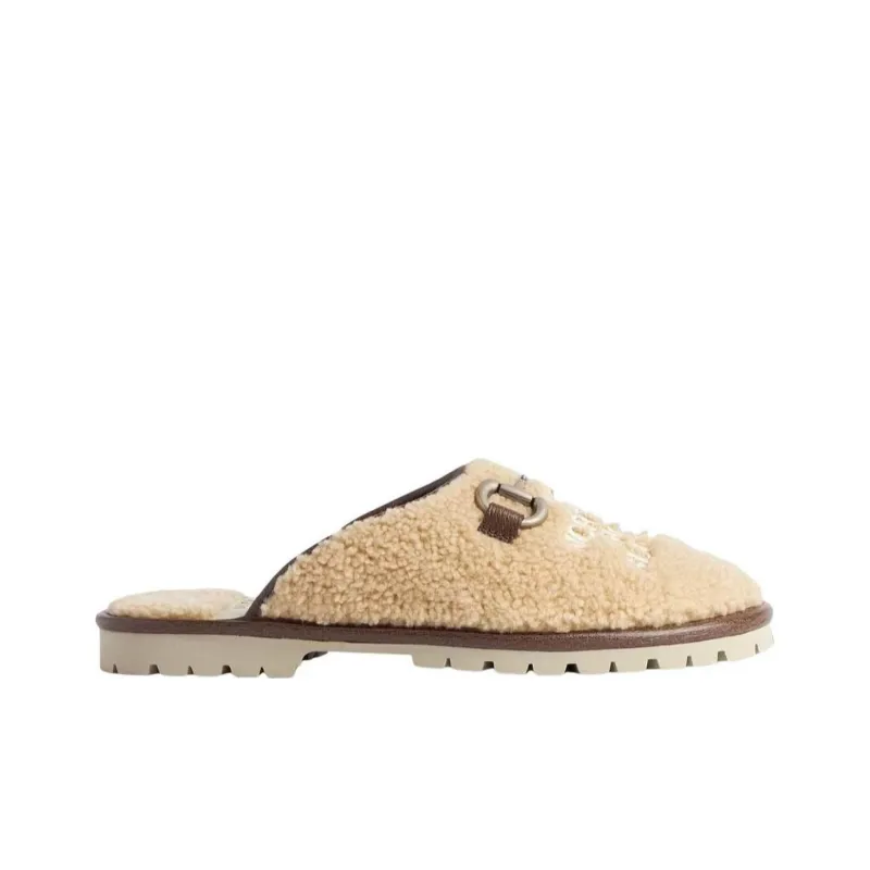 GUCCI X The North Face Slippers Beige Wool-1