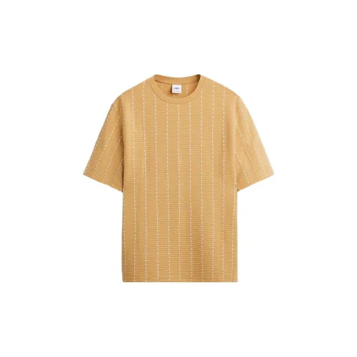 ZARA T-Shirts Men Mustard Yellow