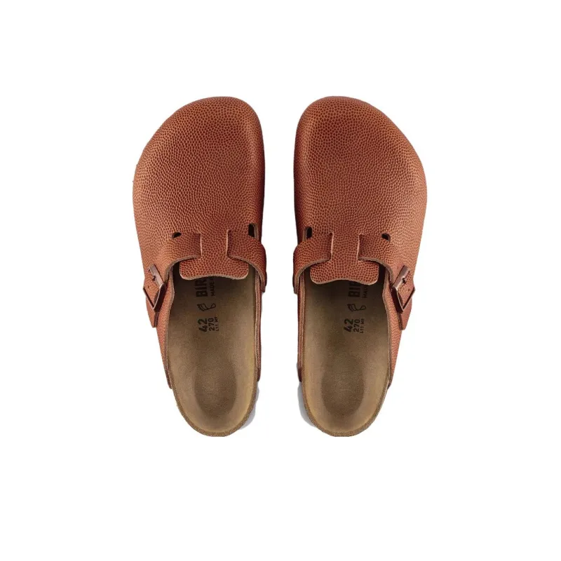 Birkenstock Wrap-toe Slippers Men's Ginger Brown Narrow Fit-3