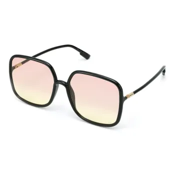 DIOR Square Sunglasses Women's Black
