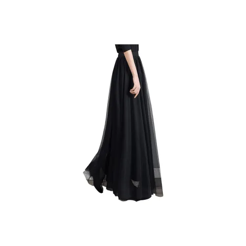 Cypress House Casual Long Skirts Women's Black