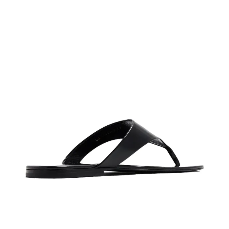 SAINT LAURENT Kouros Leather Sandals-2